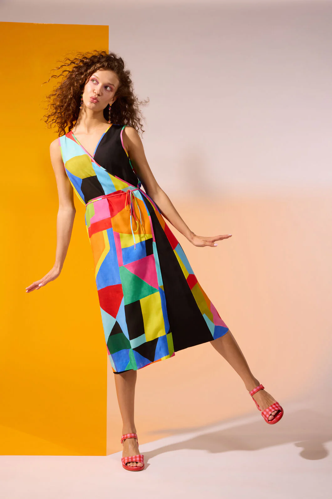 Abstract Symphony Reversible Dress