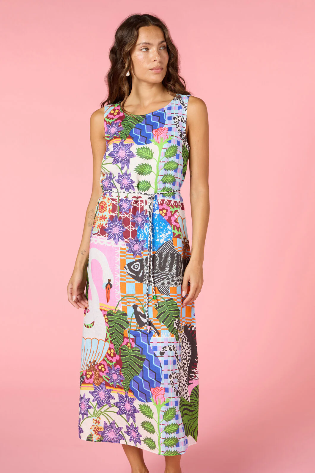 All Things Linen Slip Dress - Image 6