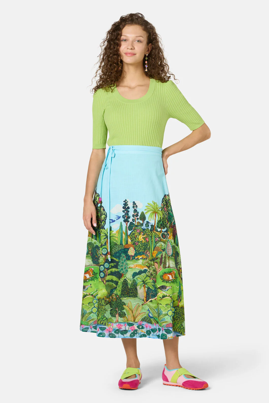 Allegra Scooped Neck Knit Top - Image 9