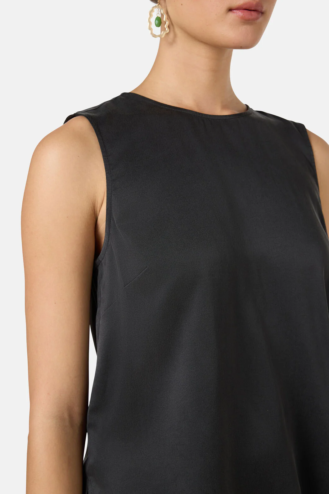 Anika Sandwashed Silk Tank - Image 5