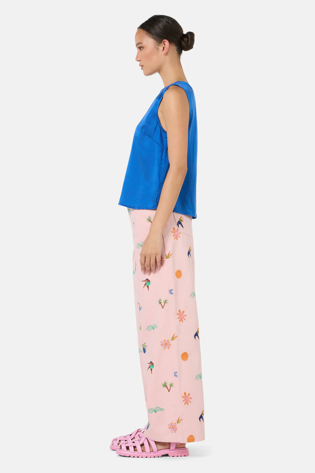 Anika Sandwashed Silk Tank - Image 7