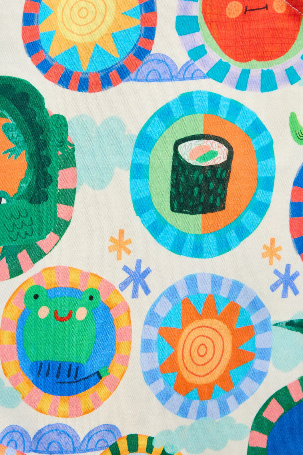 Animal Stamp Baby Overalls - Image 4