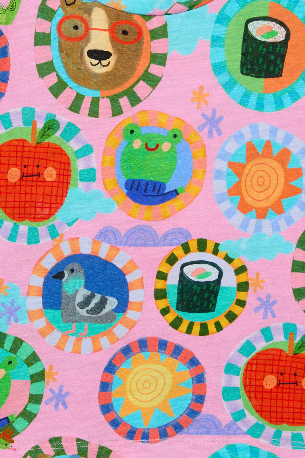 Animal Stamp Kids SS Tee - Image 4