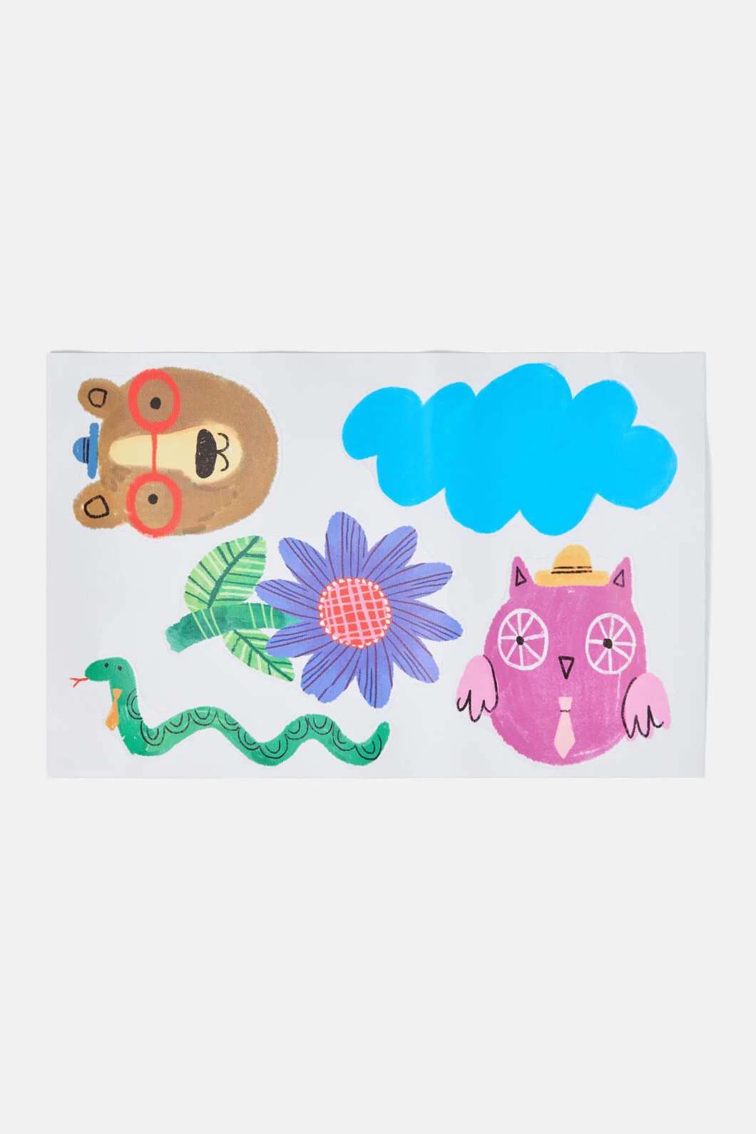 Animal Stamp Kids Wall Decals - Image 3