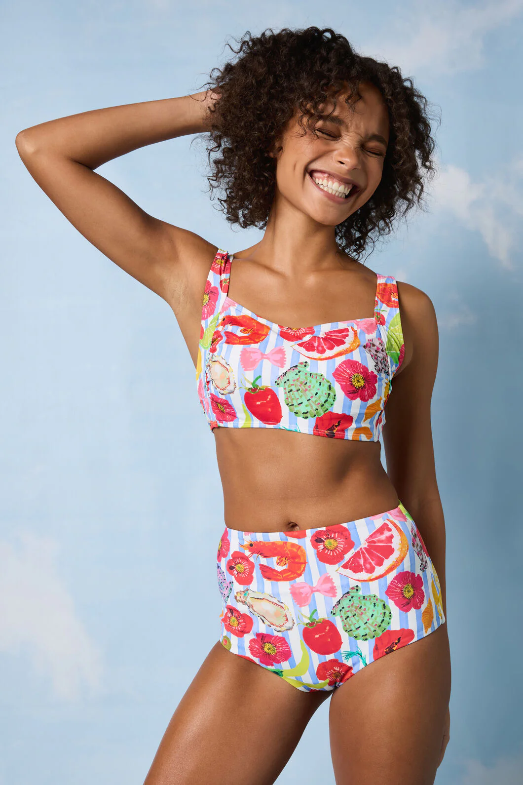 Antipasto Print Bikini Bottom - Image 2