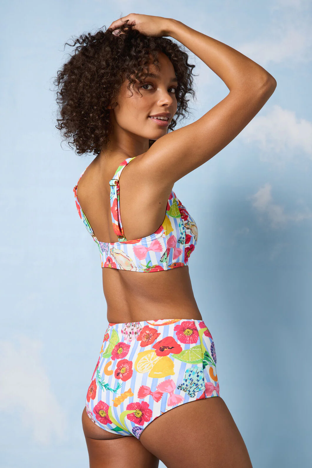 Antipasto Print Bikini Bottom - Image 3