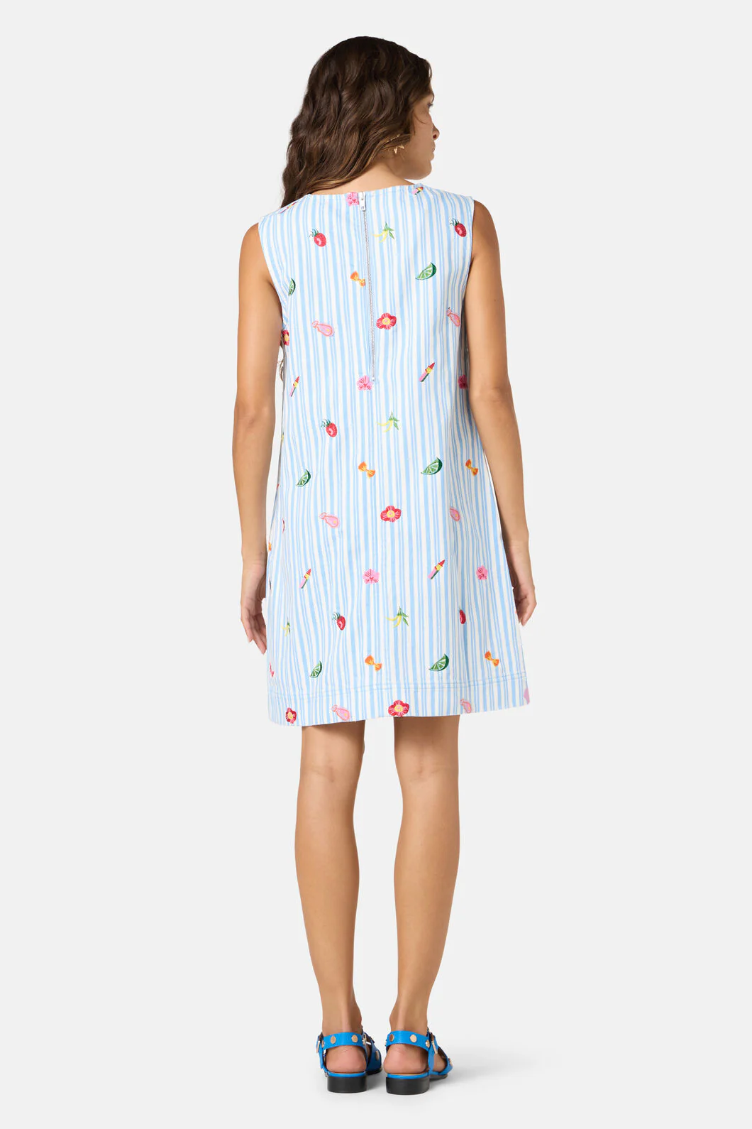 Antipasto Print Denim Dress - Image 4