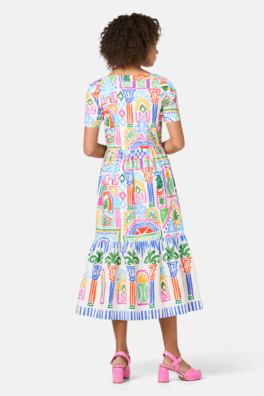 Atrium Print Midi Dress - Image 5
