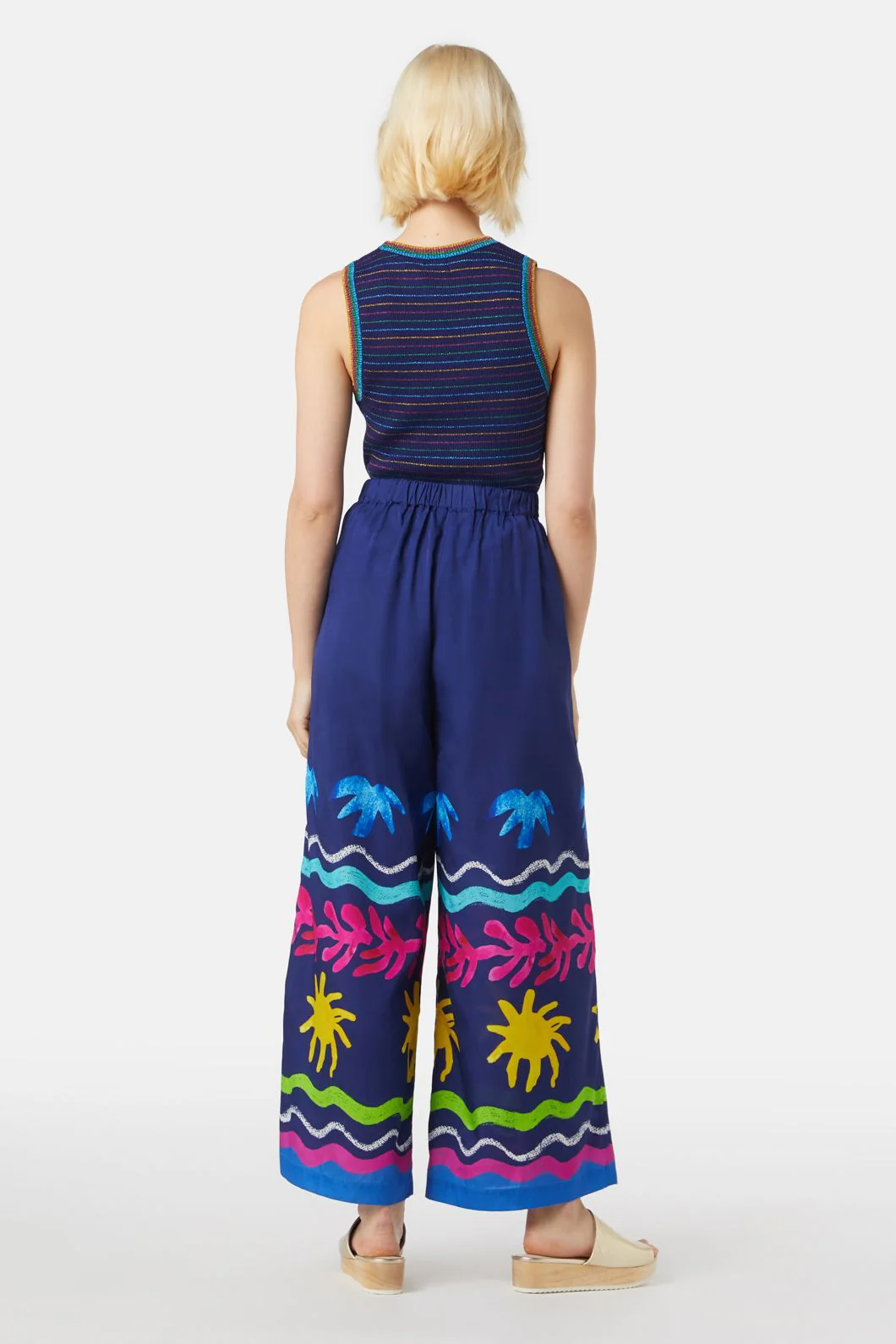Beach Motif Pants - Image 3