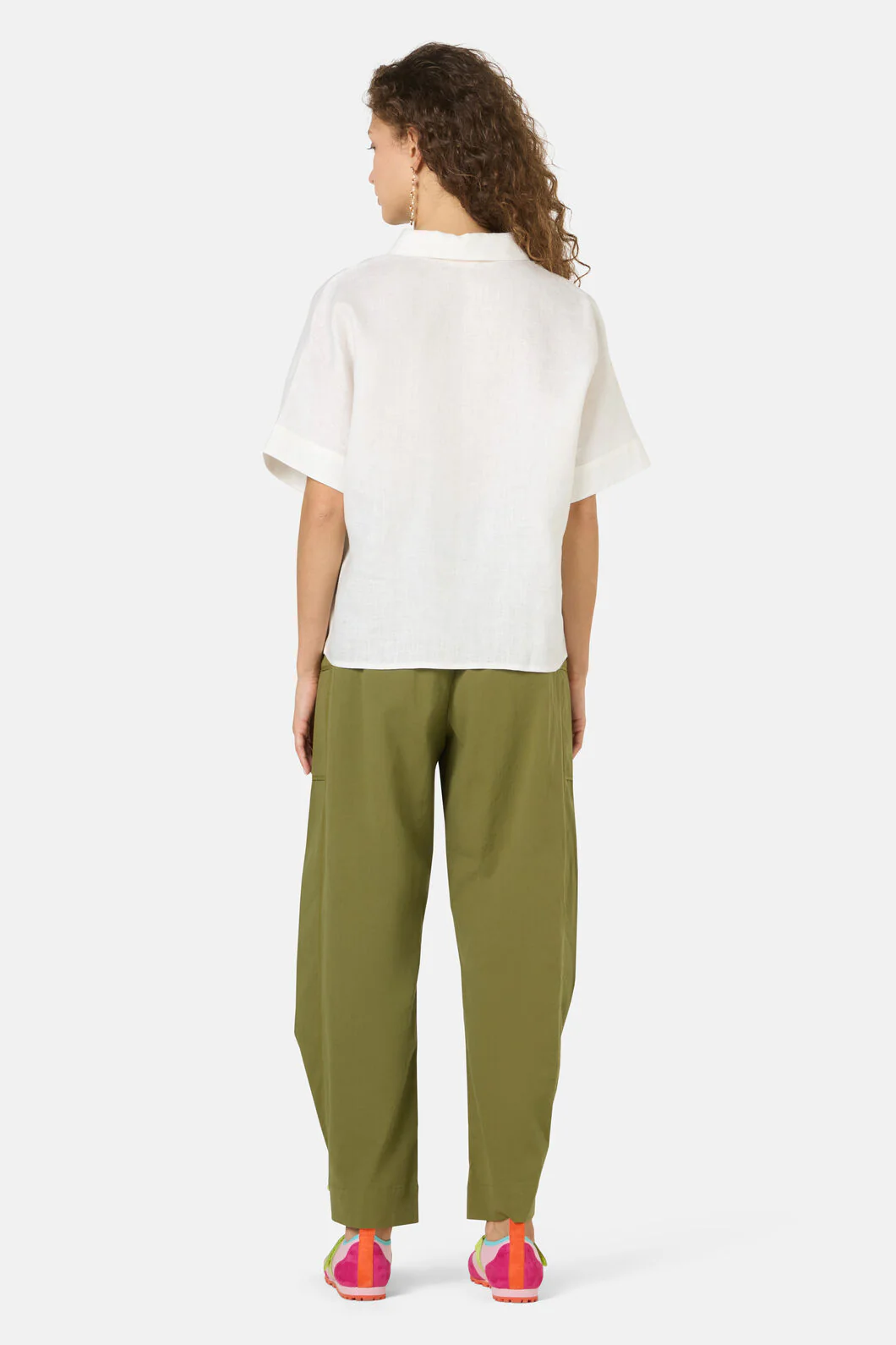 Benne Button Plain Shirt - Image 9