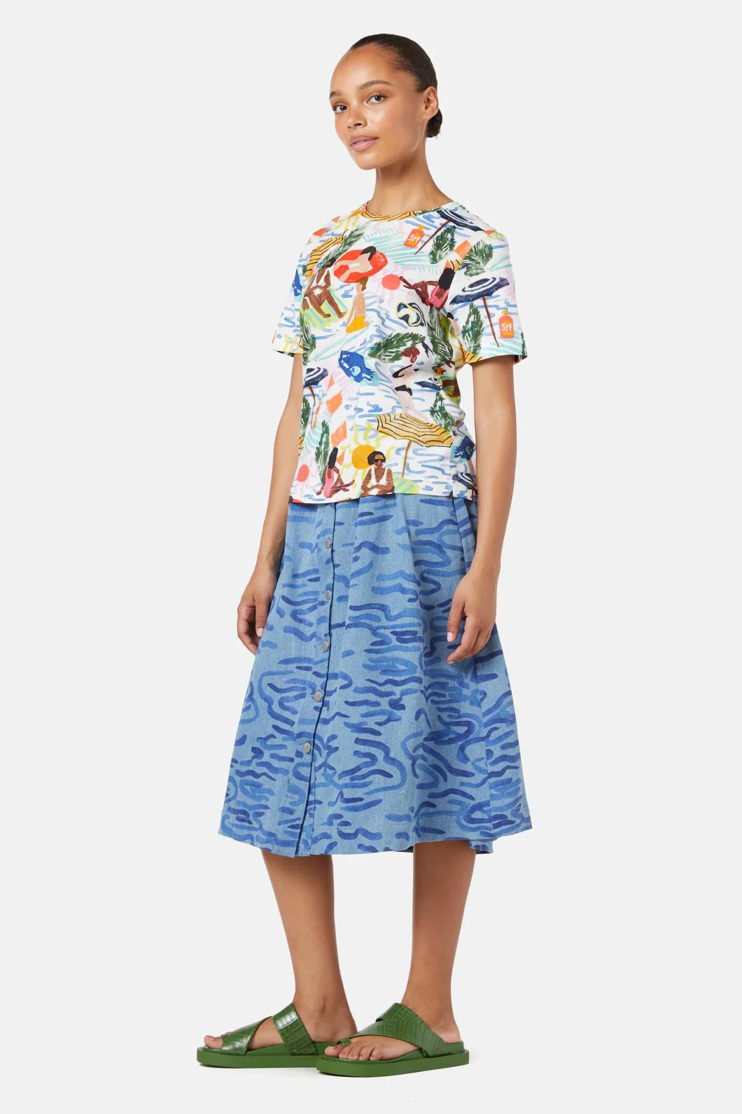 Between The Flags Tee - Image 3