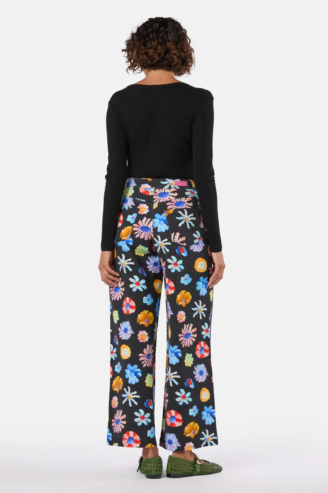 Big Bouquet Denim Skort - Image 3