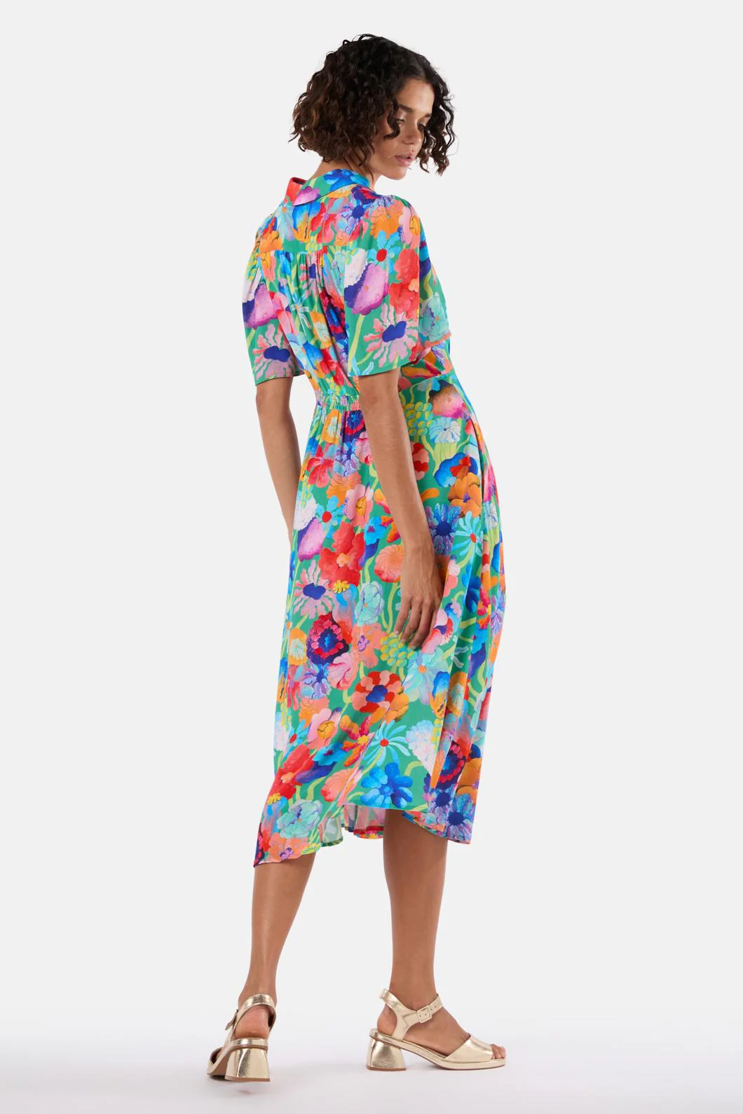 Big Bouquet Shirt Dress - Image 4
