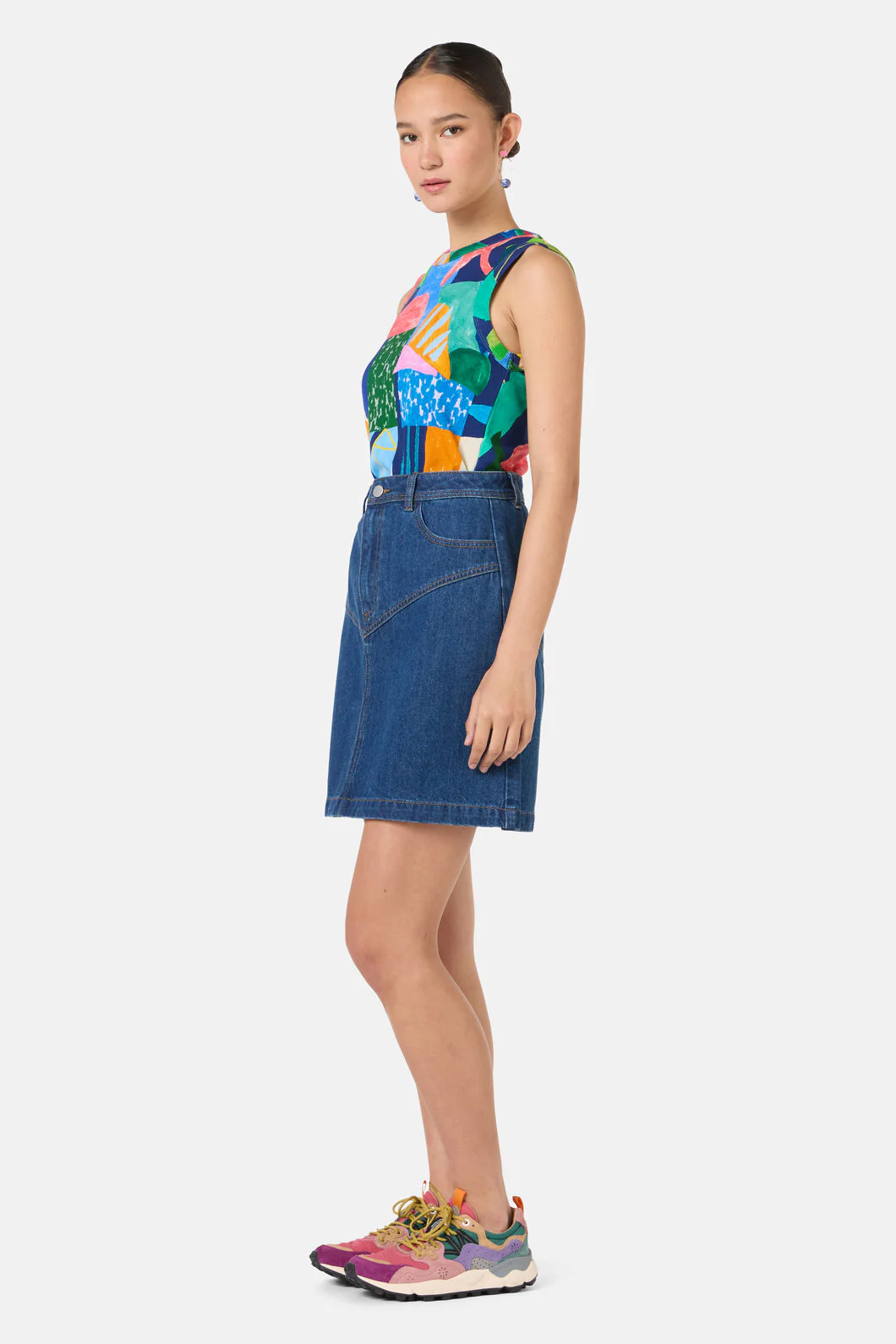 Billie Denim Mini Skirt - Image 3