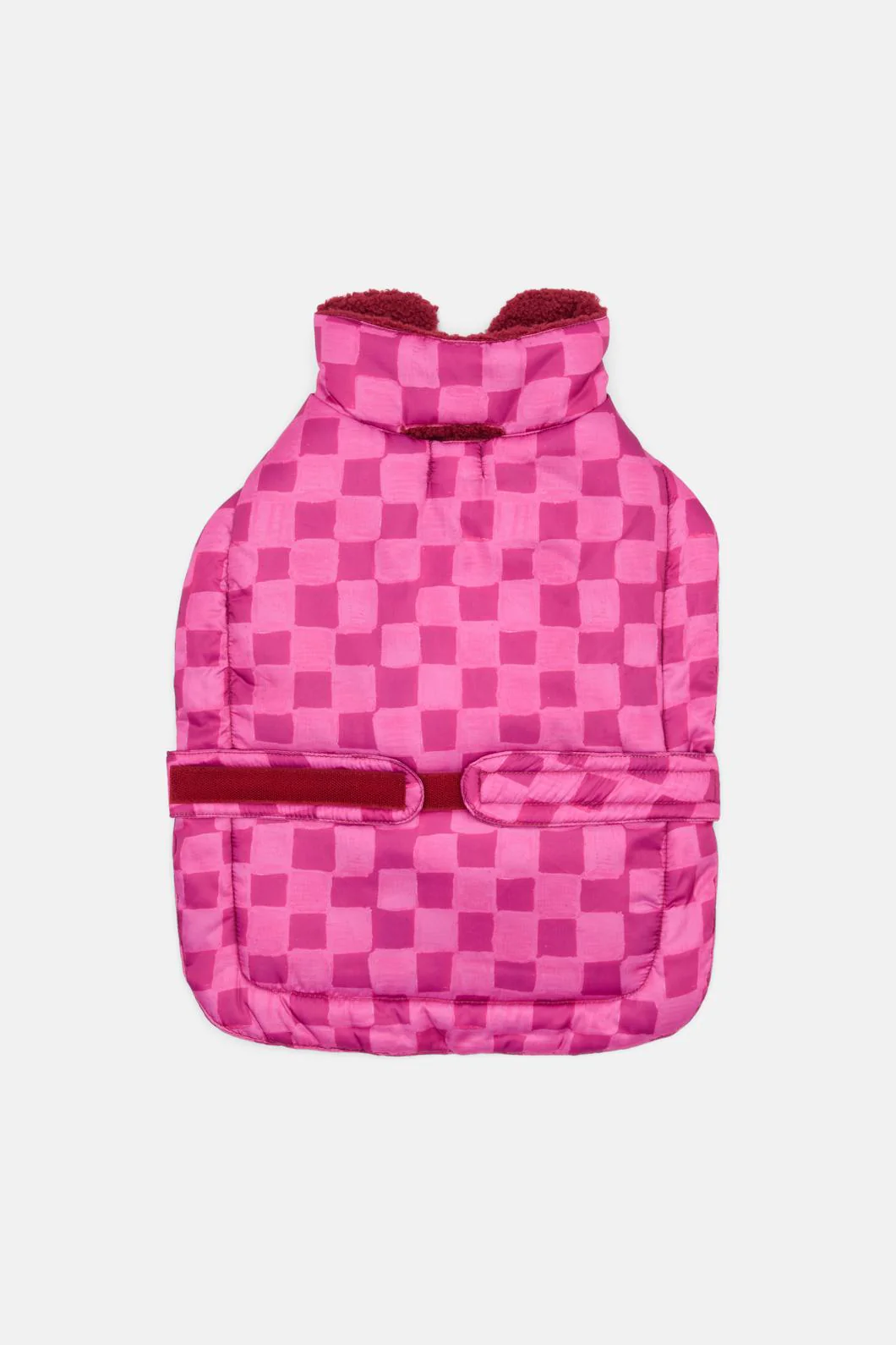Blush Grids Dog Puffer - Image 2