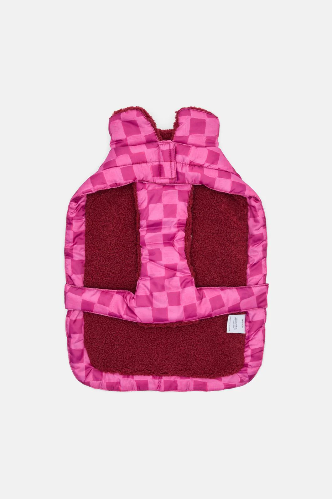 Blush Grids Dog Puffer - Image 3