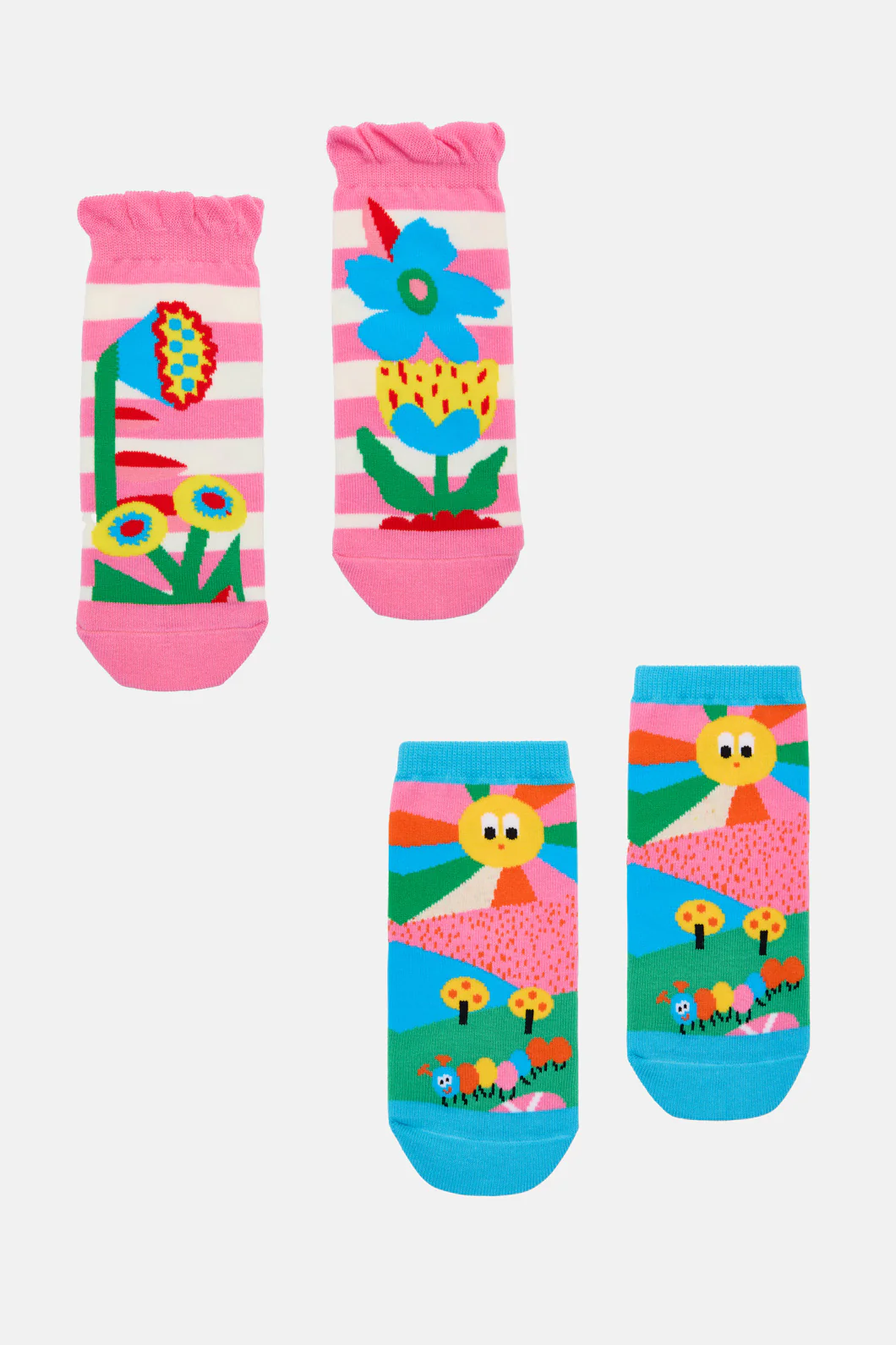 Bold Floral Kids Sock Pack - Image 4