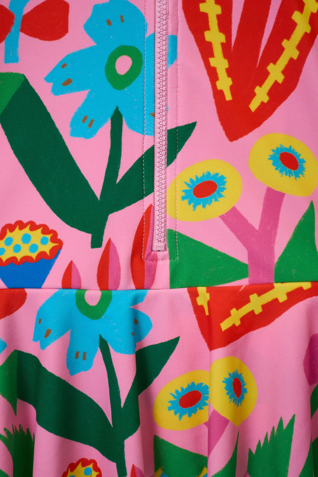 Bold Floral Kids Swim Suit - Image 4
