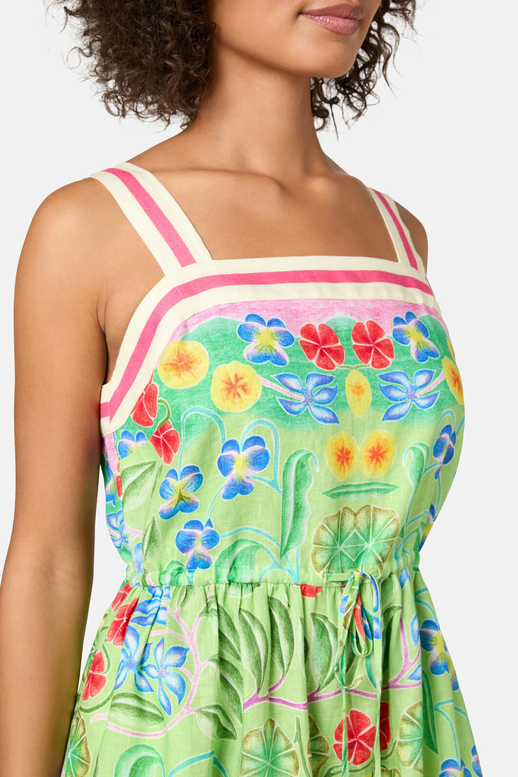 Botanica Linen Long Dress - Image 7