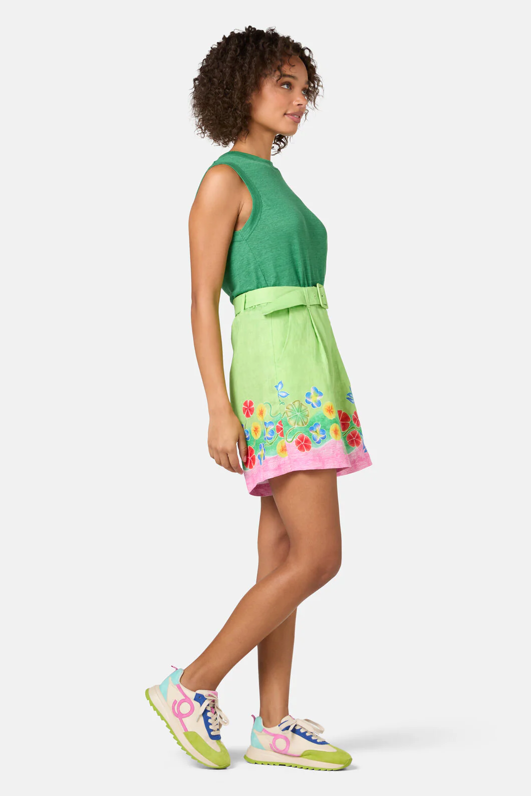 Botanica Linen Print Shorts - Image 3