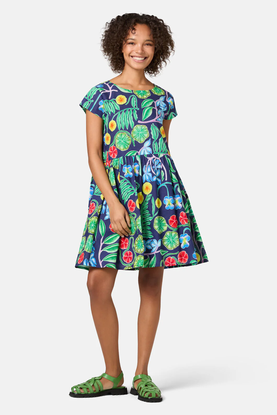 Botanica Print Beach Dress - Image 2