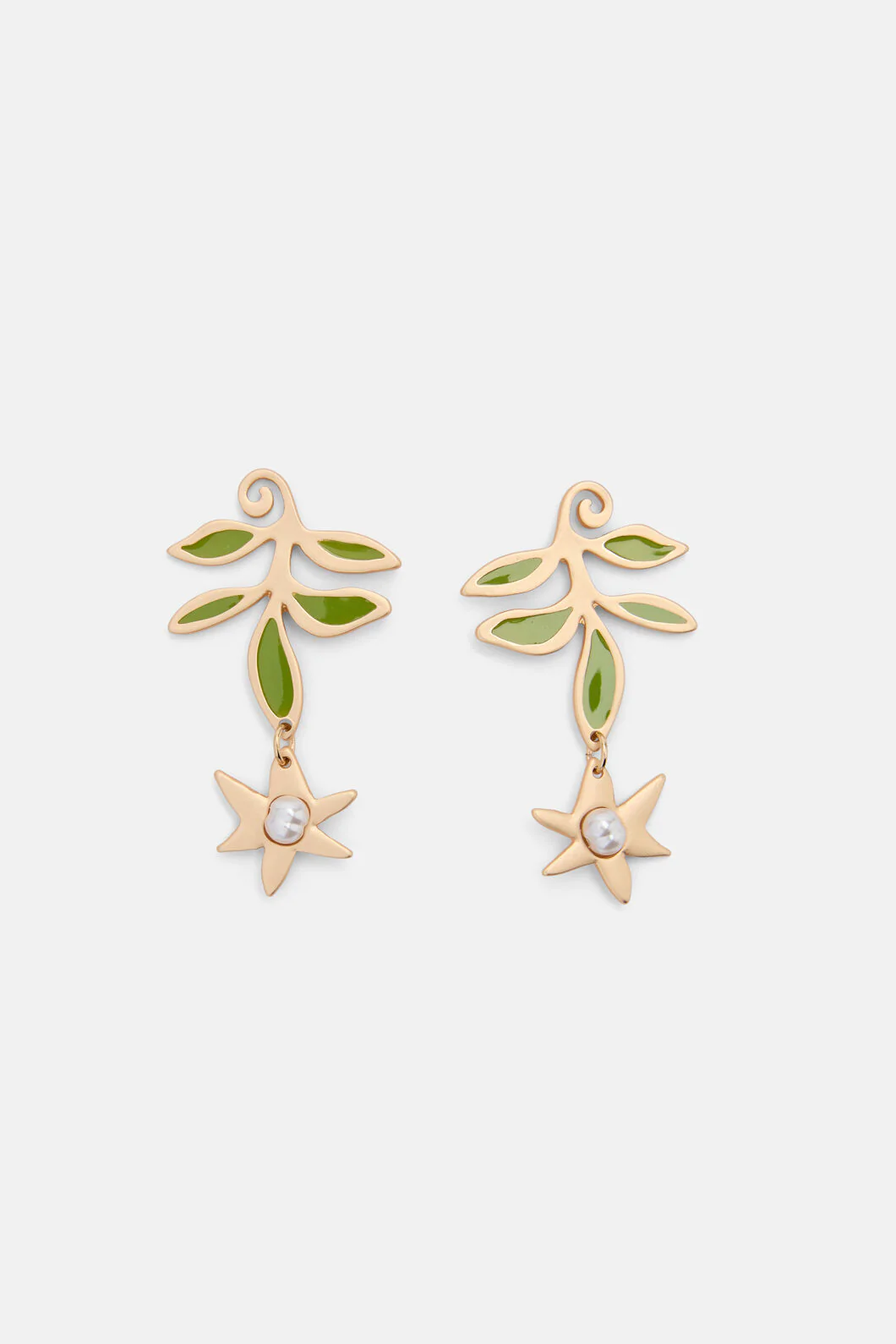 Branching Out Earrings Gold - Image 3