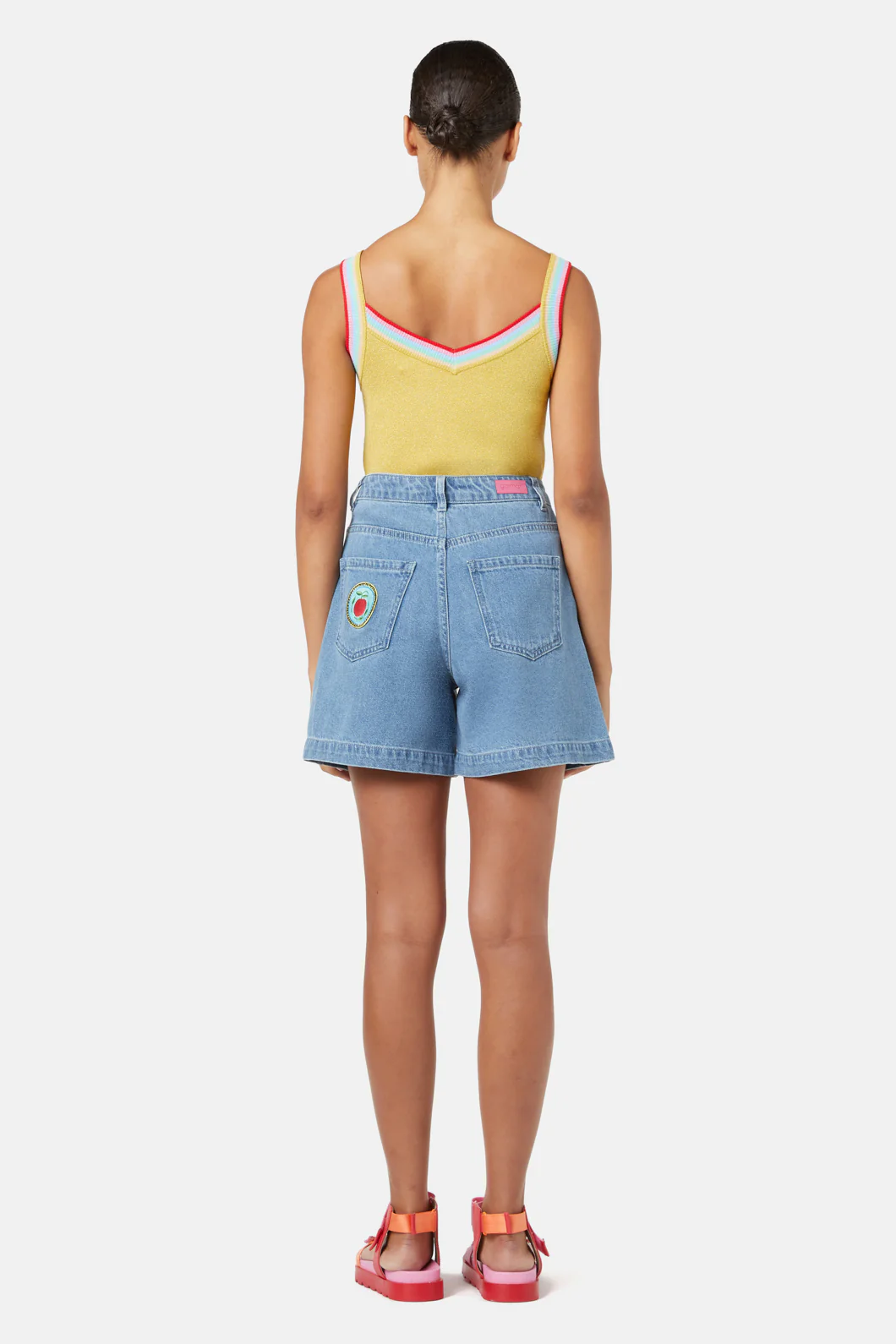 Bring A Plate Denim Shorts - Image 4