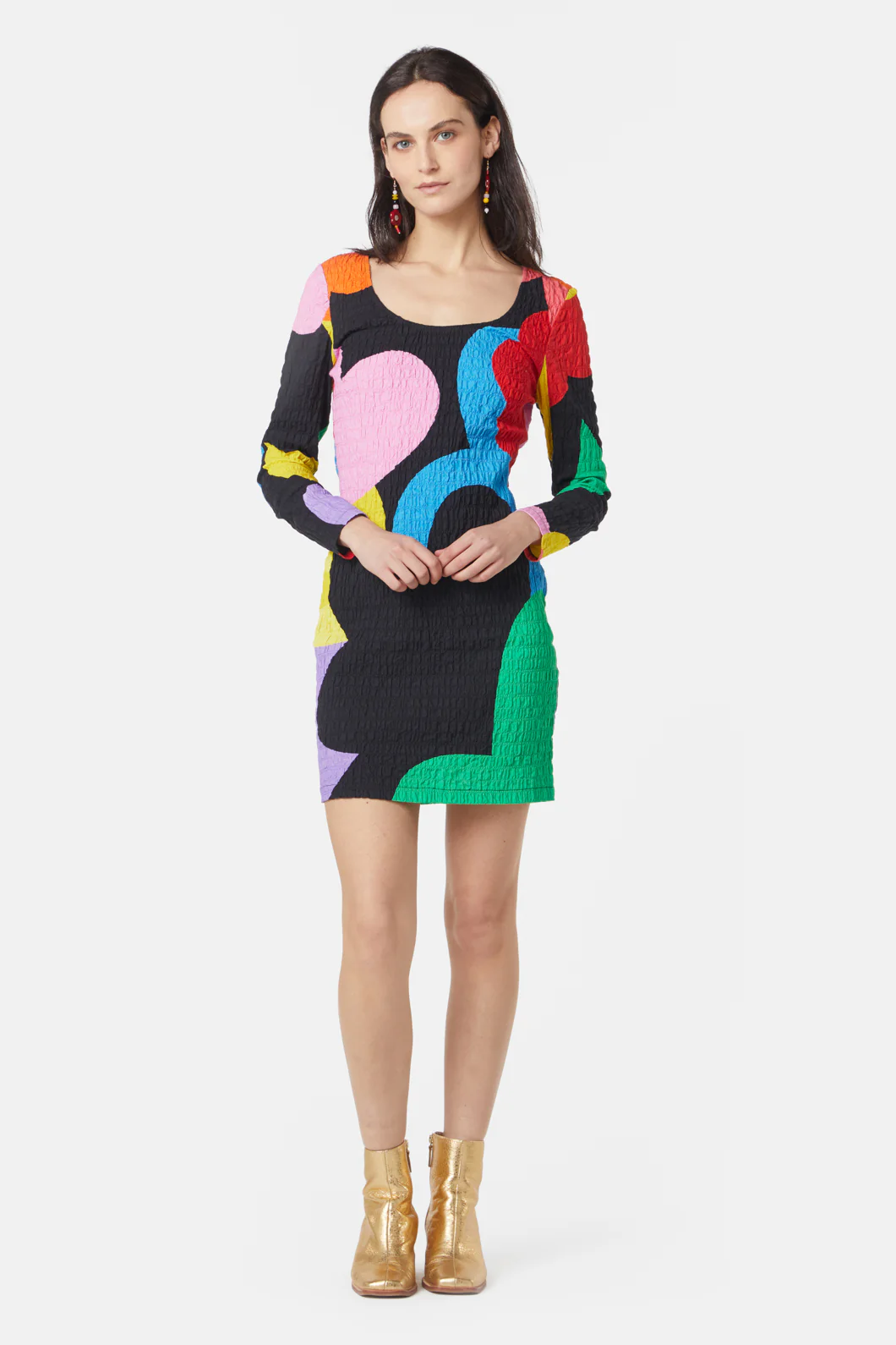 Bubble Tea Crinkle Dress - Image 2