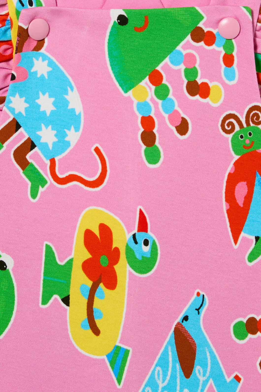 Buggy Boo Baby Frill Overalls - Image 3