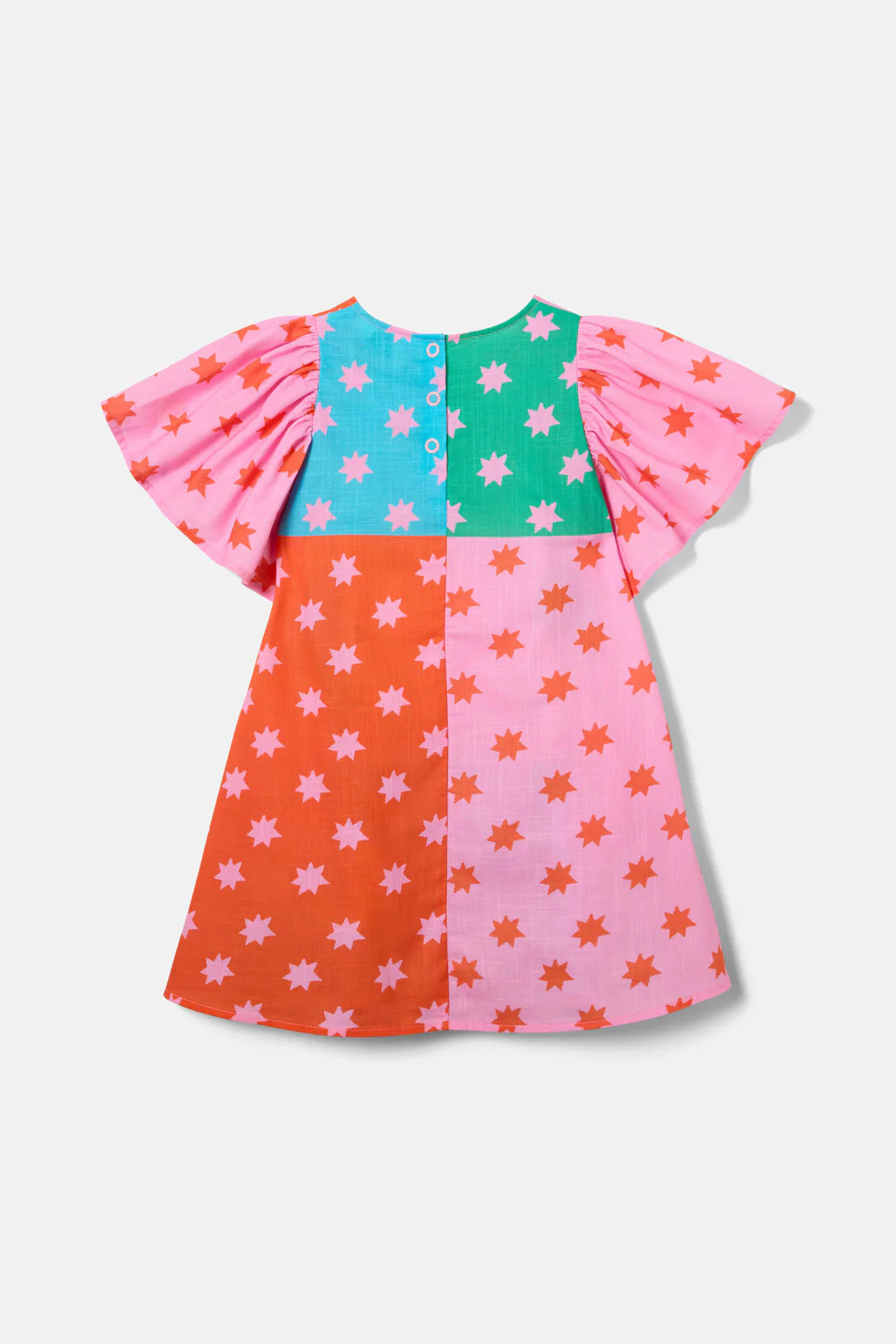 Buggy Grid Kids Frill Dress - Image 5