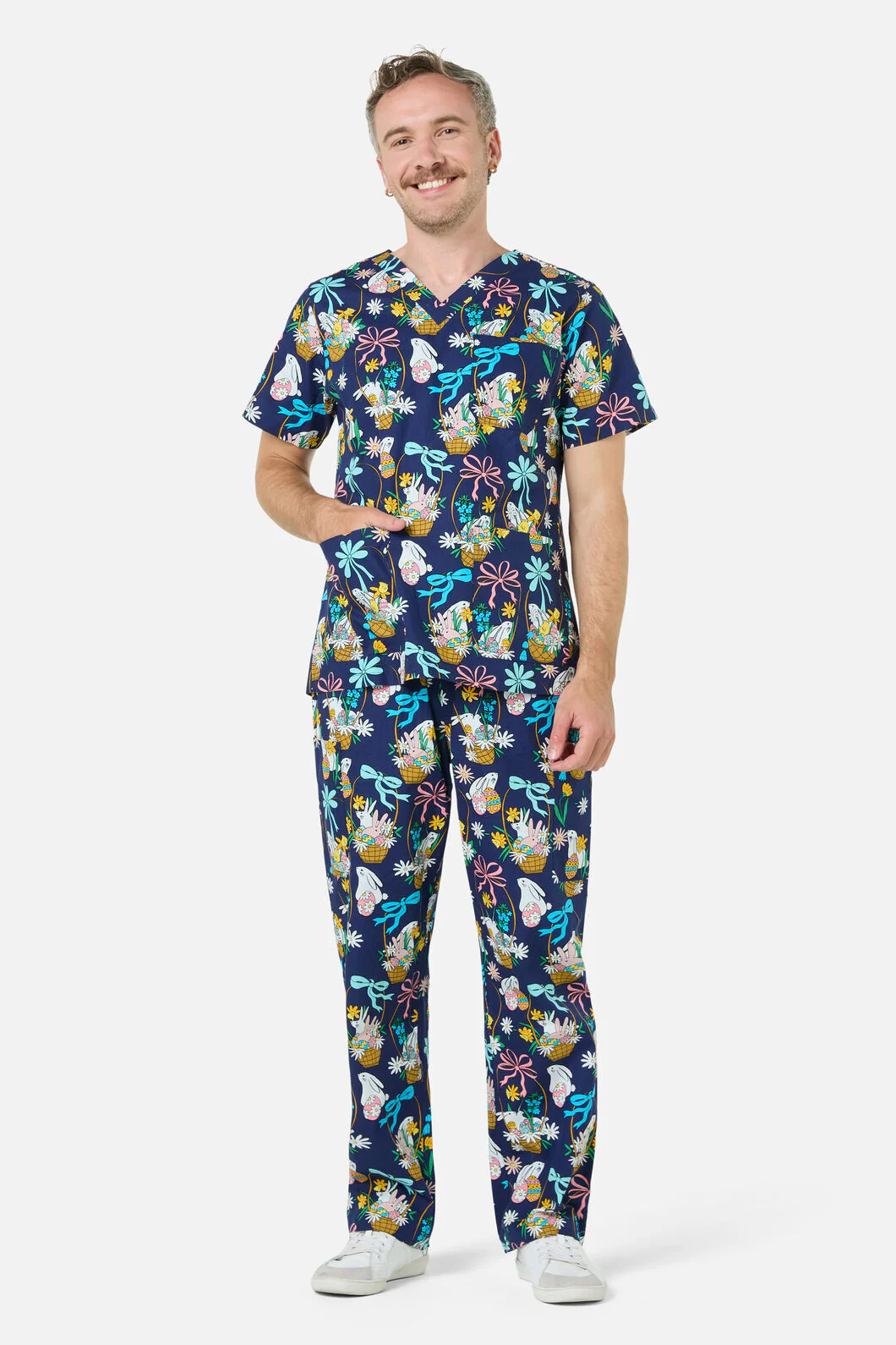Bunny Basket Scrub Set - Image 2