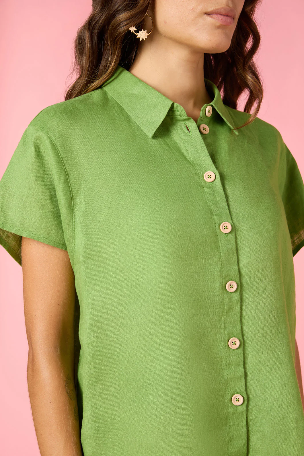 Button Batwing Shirt - Image 10