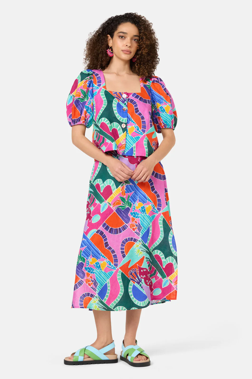 Caravan Holiday Midi Skirt - Image 5