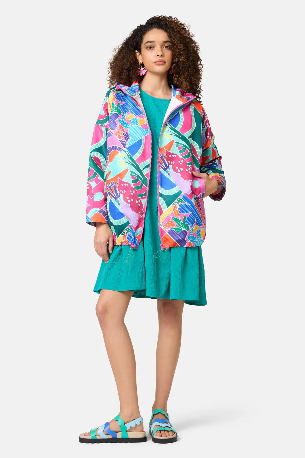 Caravan Printed Raincoat - Image 2