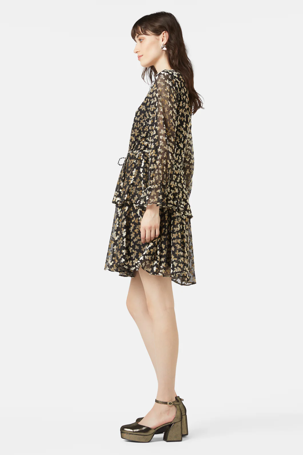 Champaign Bubbles Devore Dress - Image 3