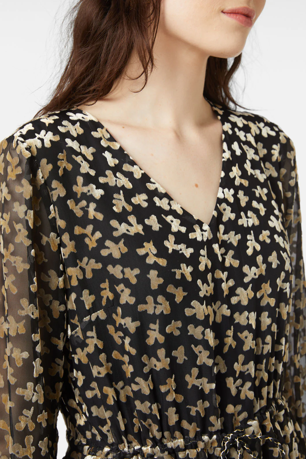 Champaign Bubbles Devore Dress - Image 5
