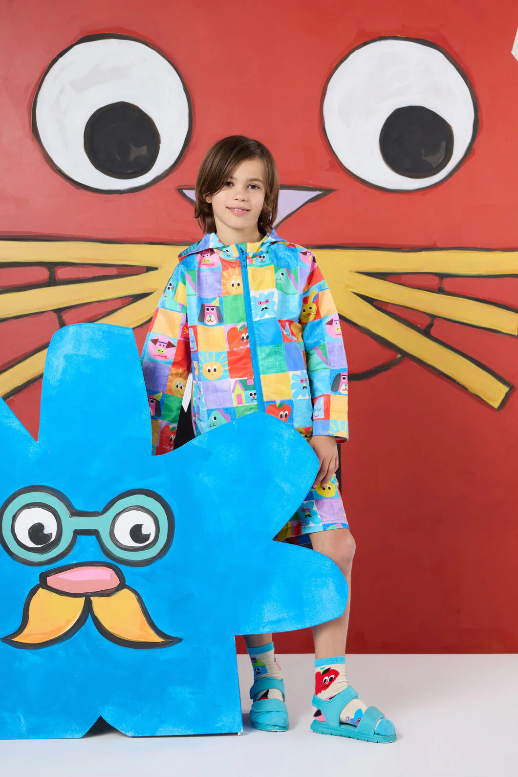 Check Mate Kids Raincoat - Image 2