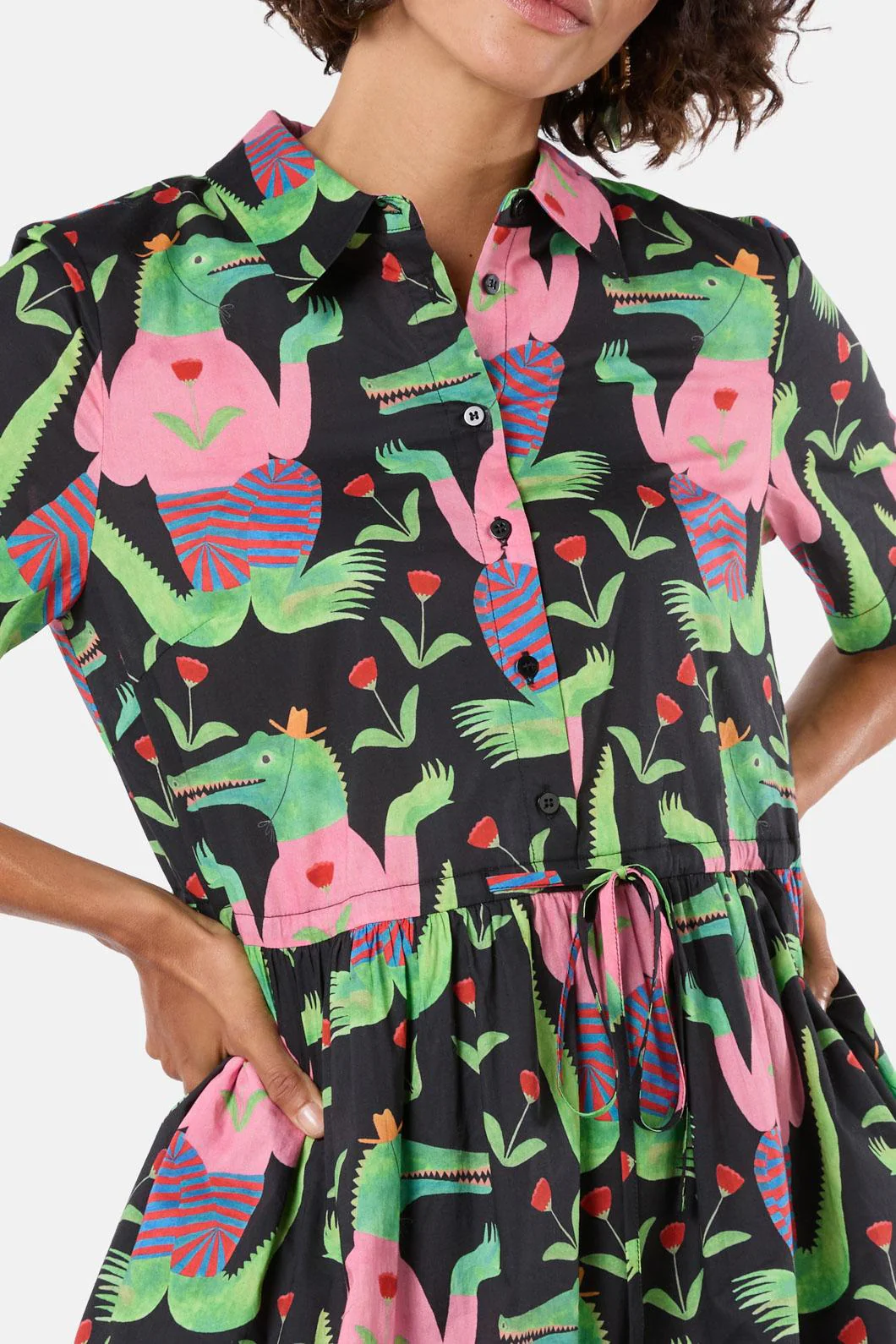 Chomp Shirt Dress - Image 3