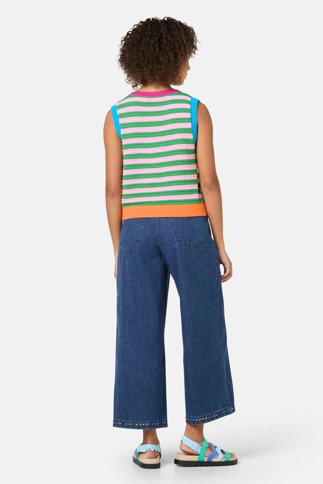 Clementine Cotton Knit Vest - Image 4