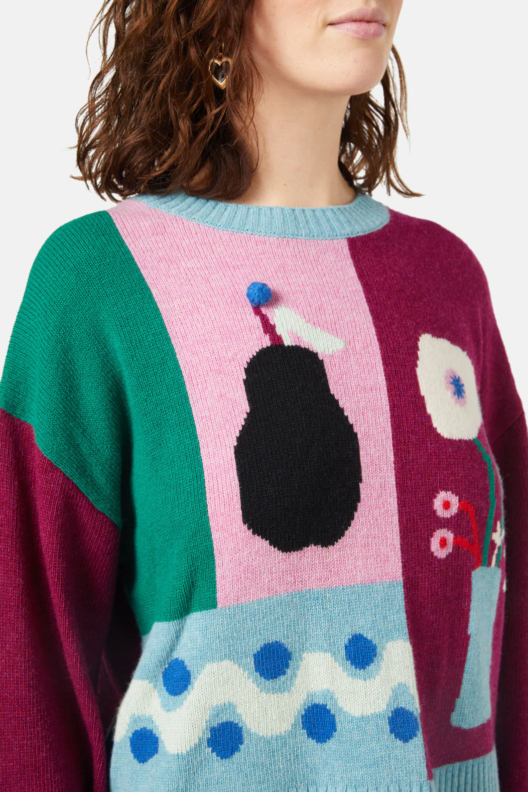 Collage Notes Jumper - Image 7