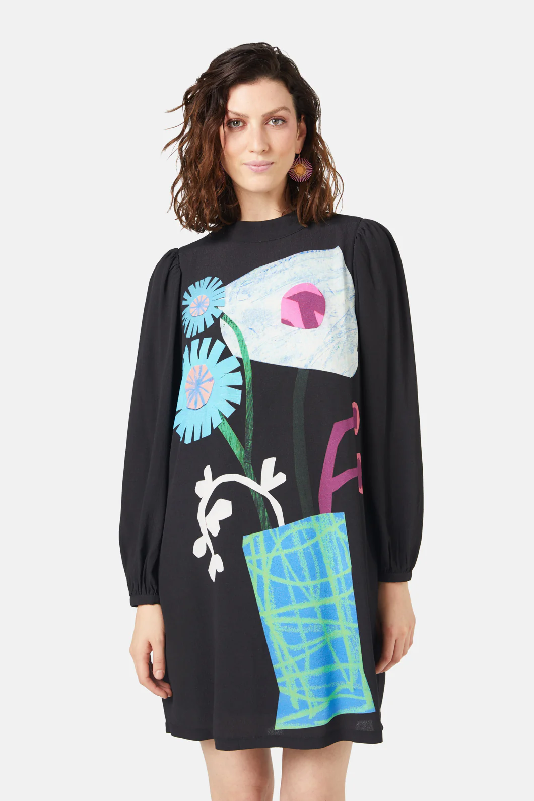 Collage Notes Placement Dress - Image 2