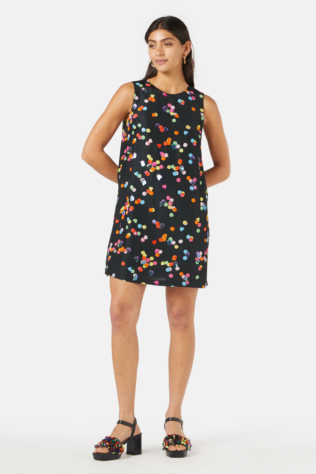 Confetti Hearts Shift Dress - Image 4