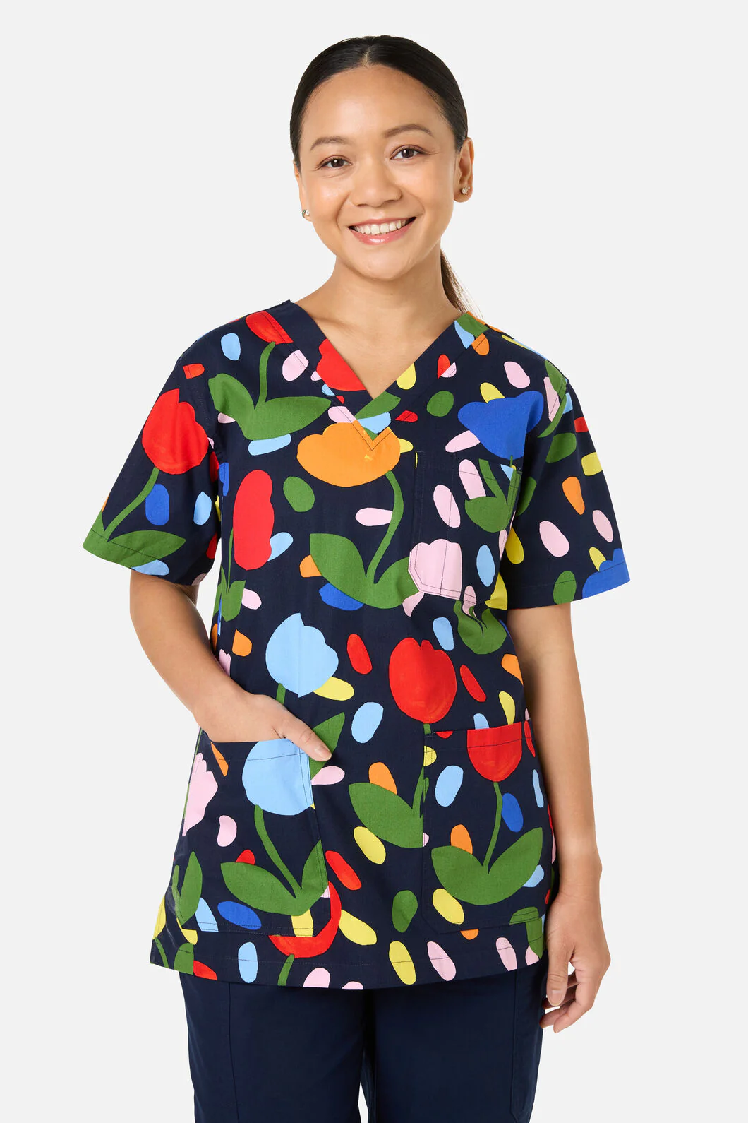 Confetti Top & Pant Scrub Set - Image 5
