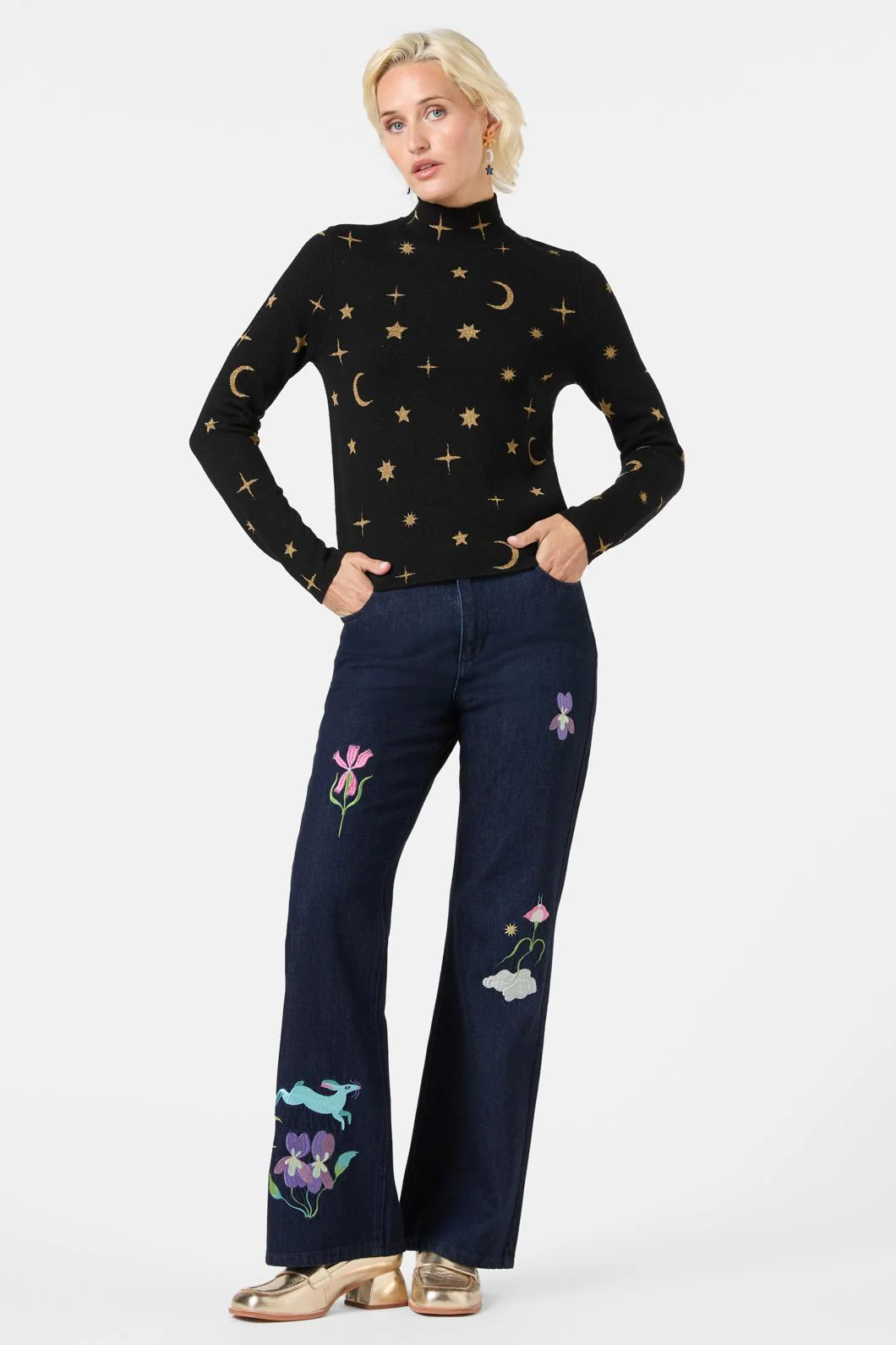 Constellation Knit Top - Image 2