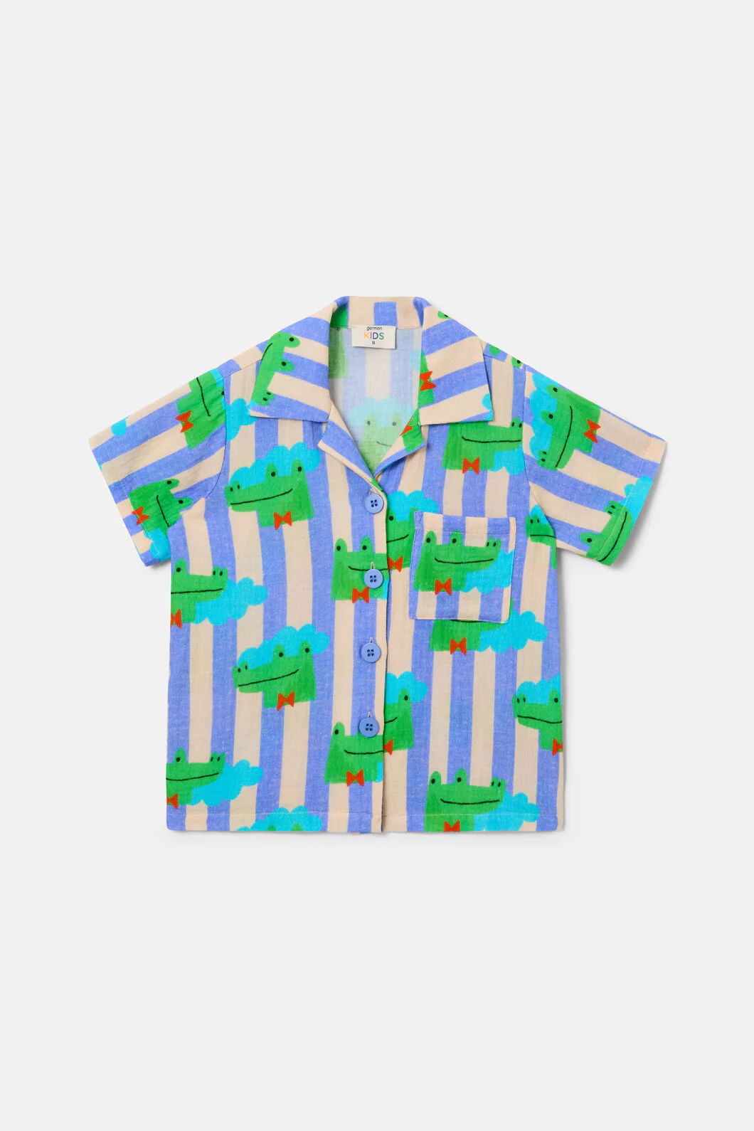 Croc Stripe Kids Pyjama Set - Image 3