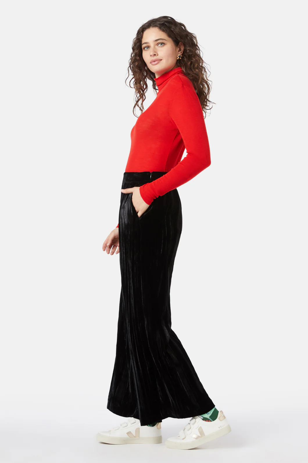 Crushed Velvet Culotte - Image 2