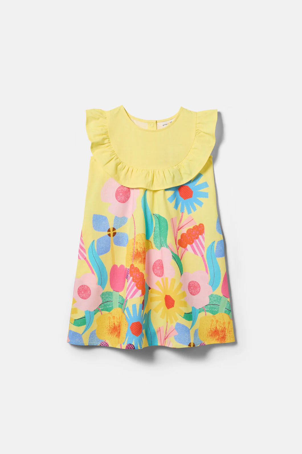 Cut Paste Border Kids Dress - Image 2