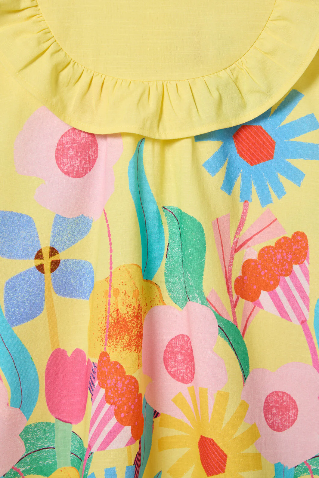 Cut Paste Border Kids Dress - Image 3