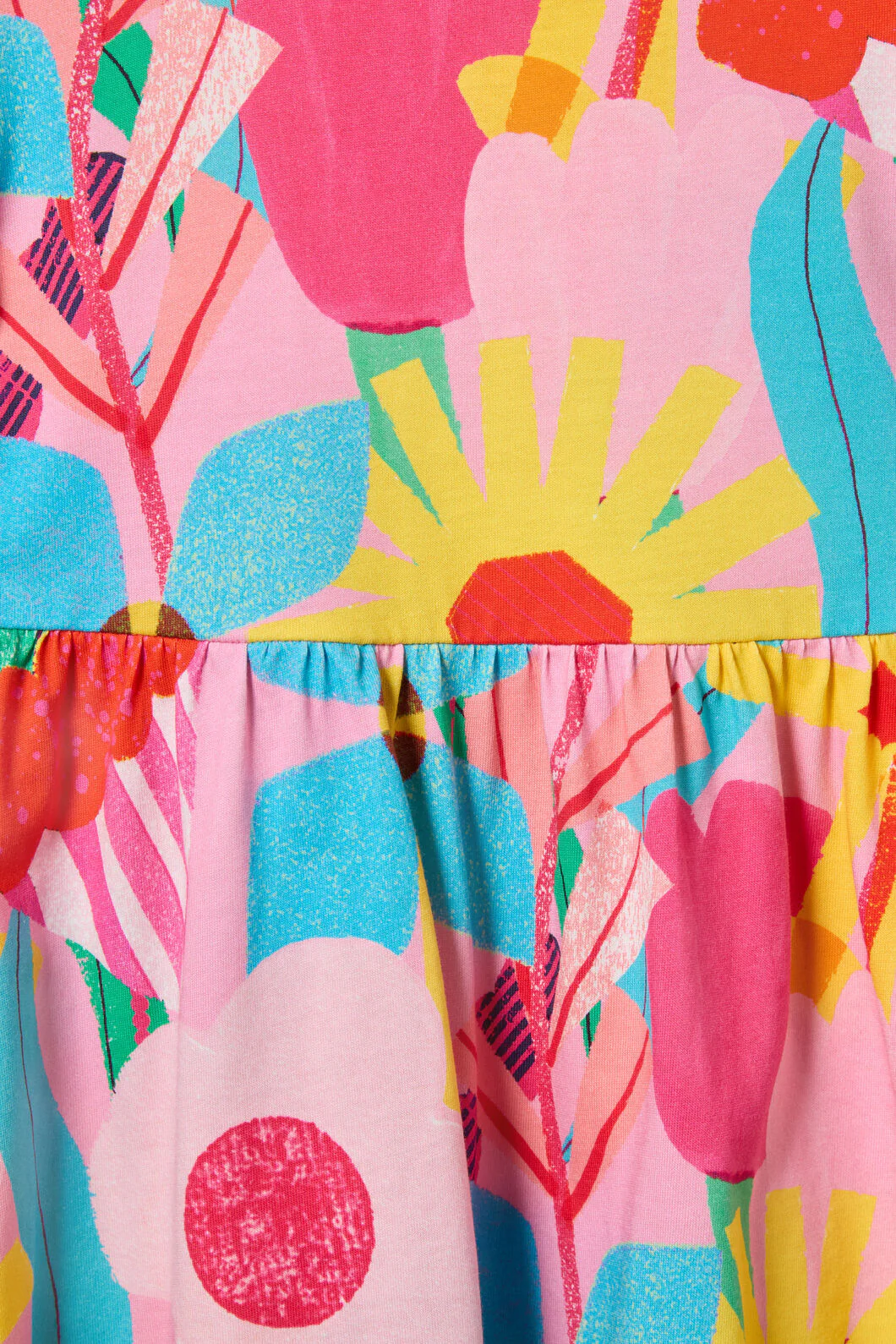Cut Paste Floral Kids Dress - Image 4