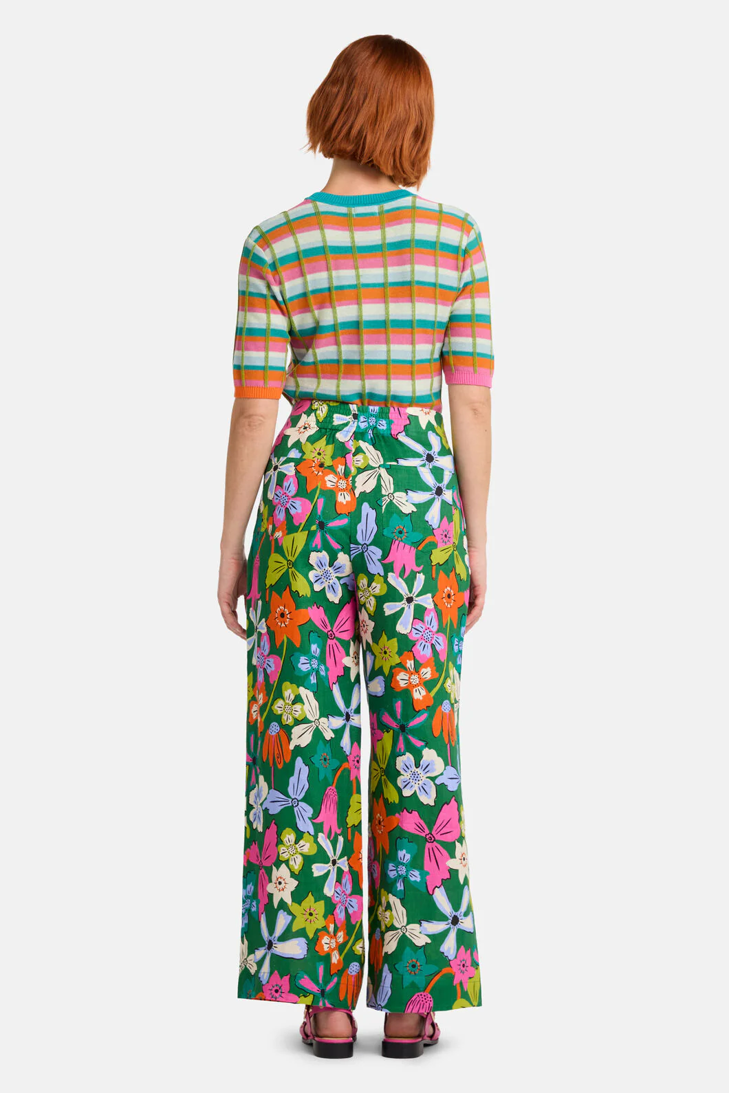 Daisy Chain Print Pant - Image 4